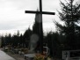 Cmentarz, krzyże i figury w parafii